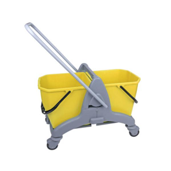 25L-Double-Bucket-Mopping-Trolley---Yellow